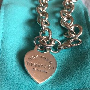 Tiffany and Co. Popular Heart Charm Bracelet